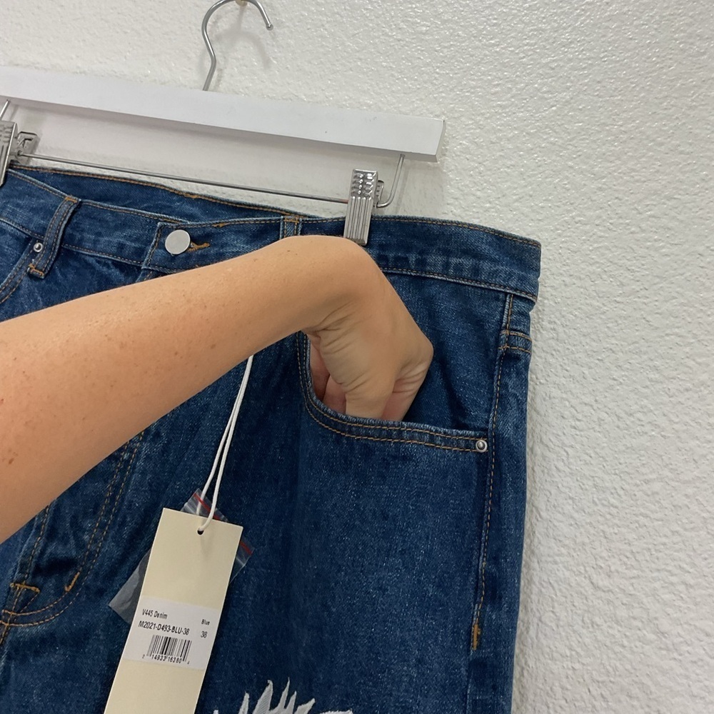 PLUS NWT MNML Patchwork Style Jeans - Picture 4 of 6